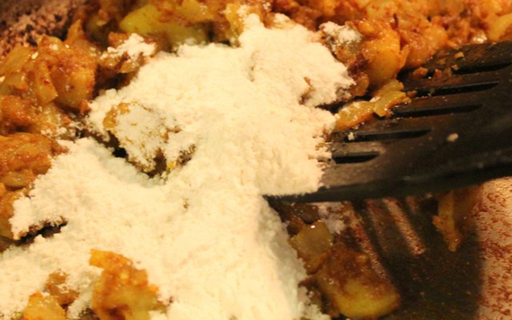 Flour is my sauce thickener of choice